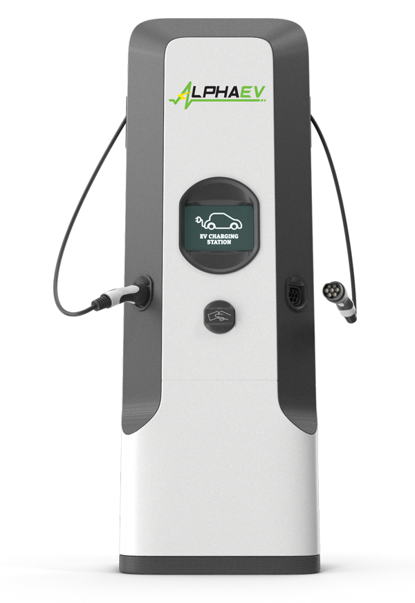 Charging station render from Alpha EV media library